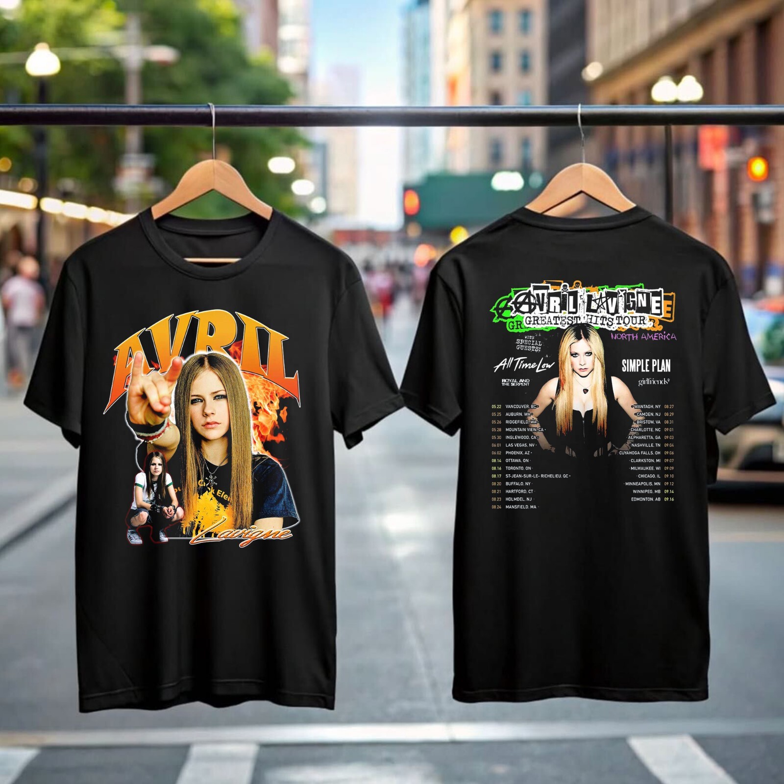 Avril Lavigne 2008ライブTシャツS Vintage Avril Lavigne The