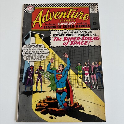 ADVENTURE COMICS # 344 | LEGION OF SUPER-HEROES ! SUPERBOY ! DC Comics 1966 | VG