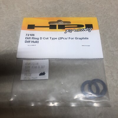 HPI 72105 Diff Ring D-Cut (2 pcs)  from Mid America NIP