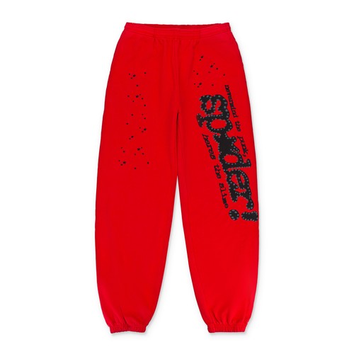 NWT SP5DER RED PUNK V2 SWEATPANTS SIZE M $175 | eBay