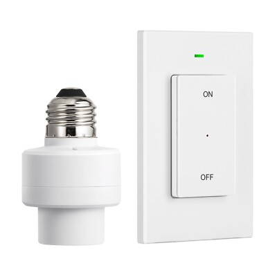 DEWENWILS Remote Control Light Socket Wireless Light Switch No Wiring Needed