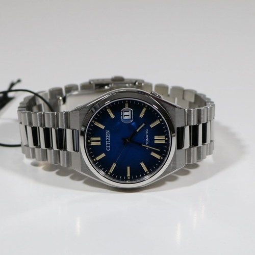 CITIZEN CITIZEN TSUYOSA AUTOMATIC MEN'S STAINLESS STEEL BLUE GRADIENT DIAL WATCH NJ0151-