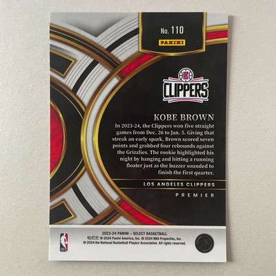2023 Panini Select Basketball #110 Kobe Brown RC