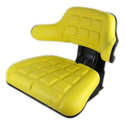 Universal Yellow Tractor Seat Wrap Around Style for John Deere & More W222YL