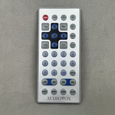 Genuine Audiovox RC-50 13640830 Remote Control Portable DVD Player OEM TESTED