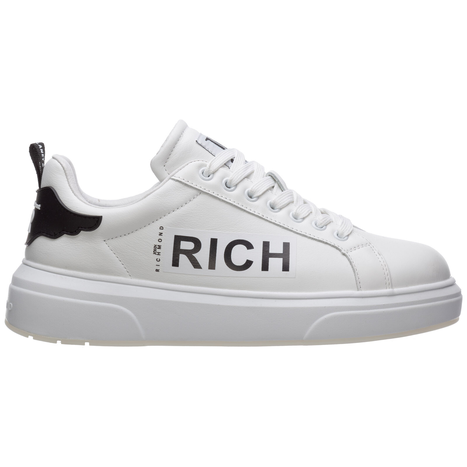 John Richmond sneakers uomo 1330 bianco pelle scarpe sportive | eBay