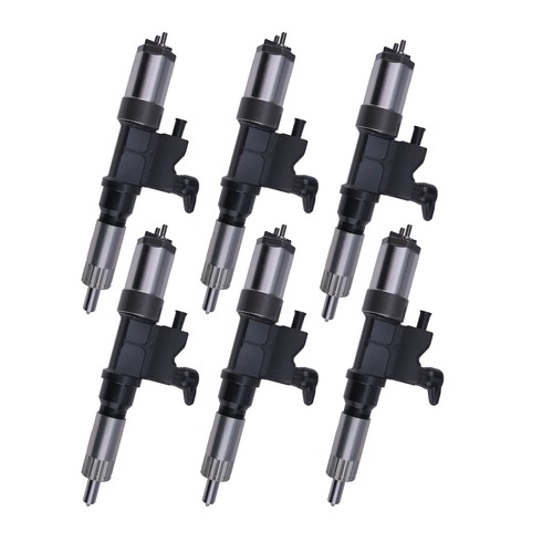 6X Fuel Injector 8-94392160-2 for Denso Isuzu 6HK1 FSR FVR