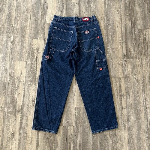 VTG Ecko Unltd Jeans Mens 34x32 Denim Carpenter Wide Leg