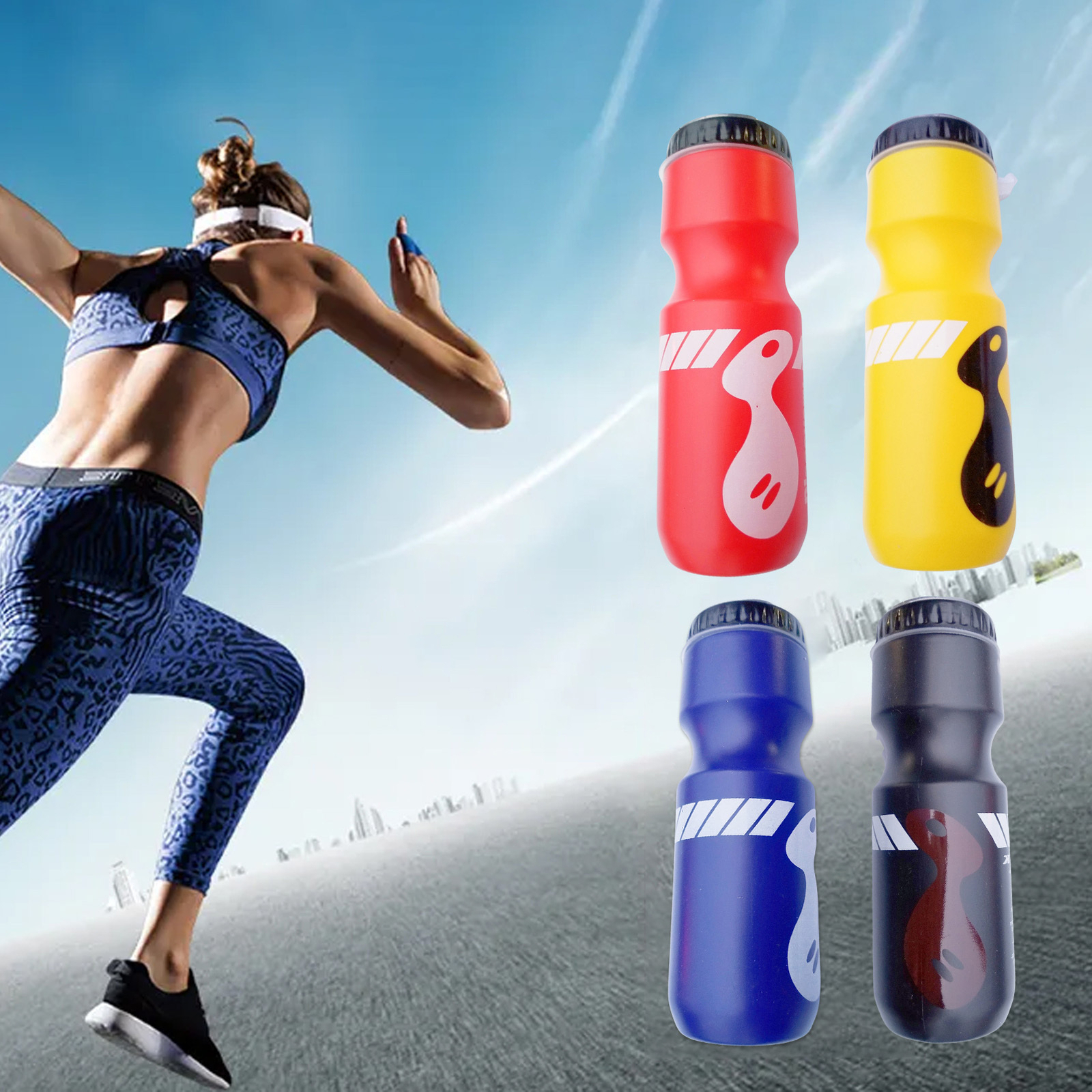 750ml Portable Mountain Bike Bicycle Cycling Water Drink Bot