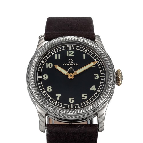 Vintage 30mm Omega 2162 WW2 Military Style Men's Mechanical