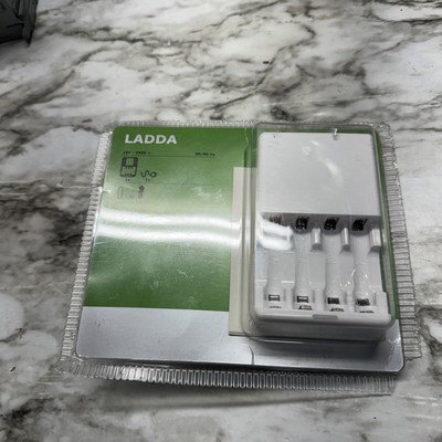 IKEA Ladda Battery Charger for Rechargeable AA/AAA, NEW