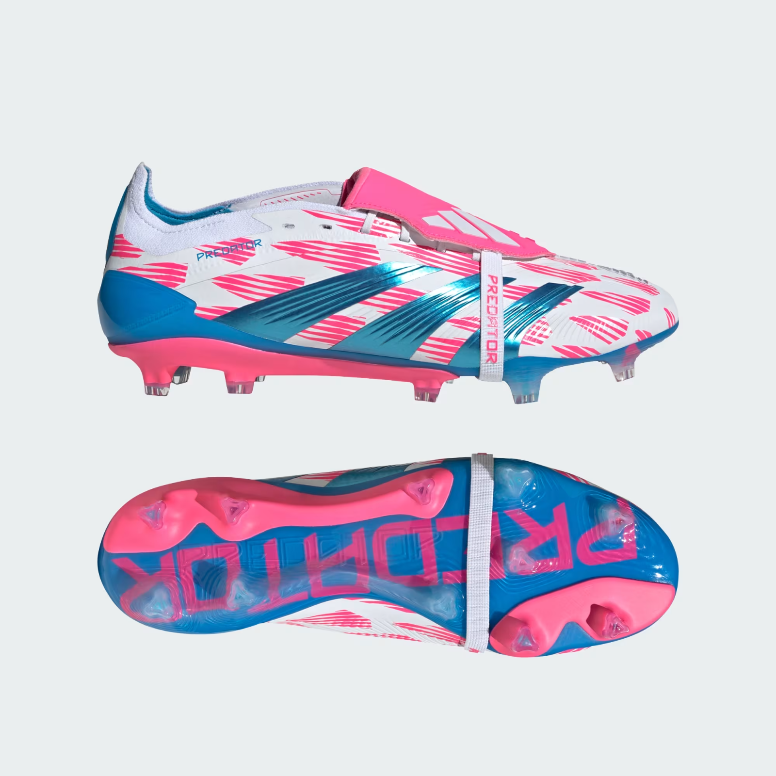 $280 adidas Predator Elite Foldover Tongue Firm Ground | WhBluPnk