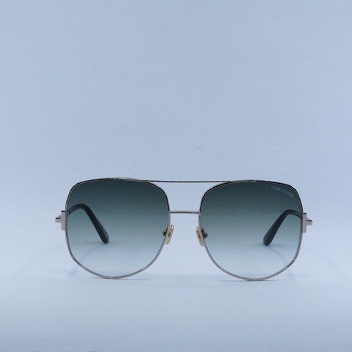 Pre-owned Tom Ford Ft0783 28b Shiny Rose Gold/gradient Smoke 62-17-140 Sunglasses In Gray