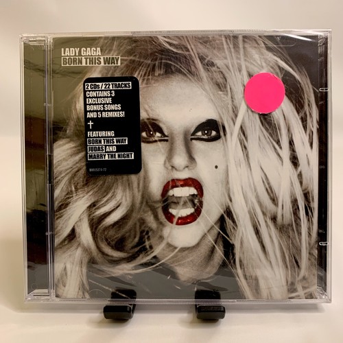 Lady Gaga 2 CD Set Born This Way with Hype Sticker 22 & 5