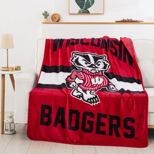 Плед-одеяло Northwest NCAA Wisconsin Badgers Singular Silk Touch, 45 x 60