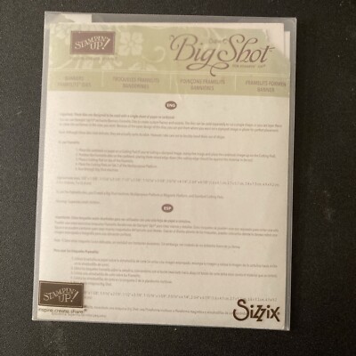 Stampin Up Banners Framelits Dies