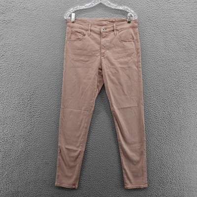 AG Adriano Goldschmied The Farrah Skinny Ankle Jeans 30 Pink Womens Stretch