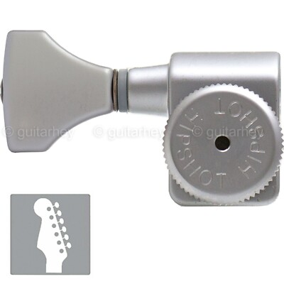 NEW Hipshot STAGGERED Tuners Fender  Directrofit Locking HS-S LEFT-HANDED SATIN