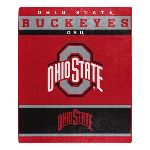 Плед-накидка Northwest NCAA штата Огайо Buckeyes Raschel, 50 x 60