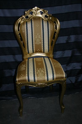 SEDIA IN  FOGLIA ORO IMBOTTITA VARI COLORI