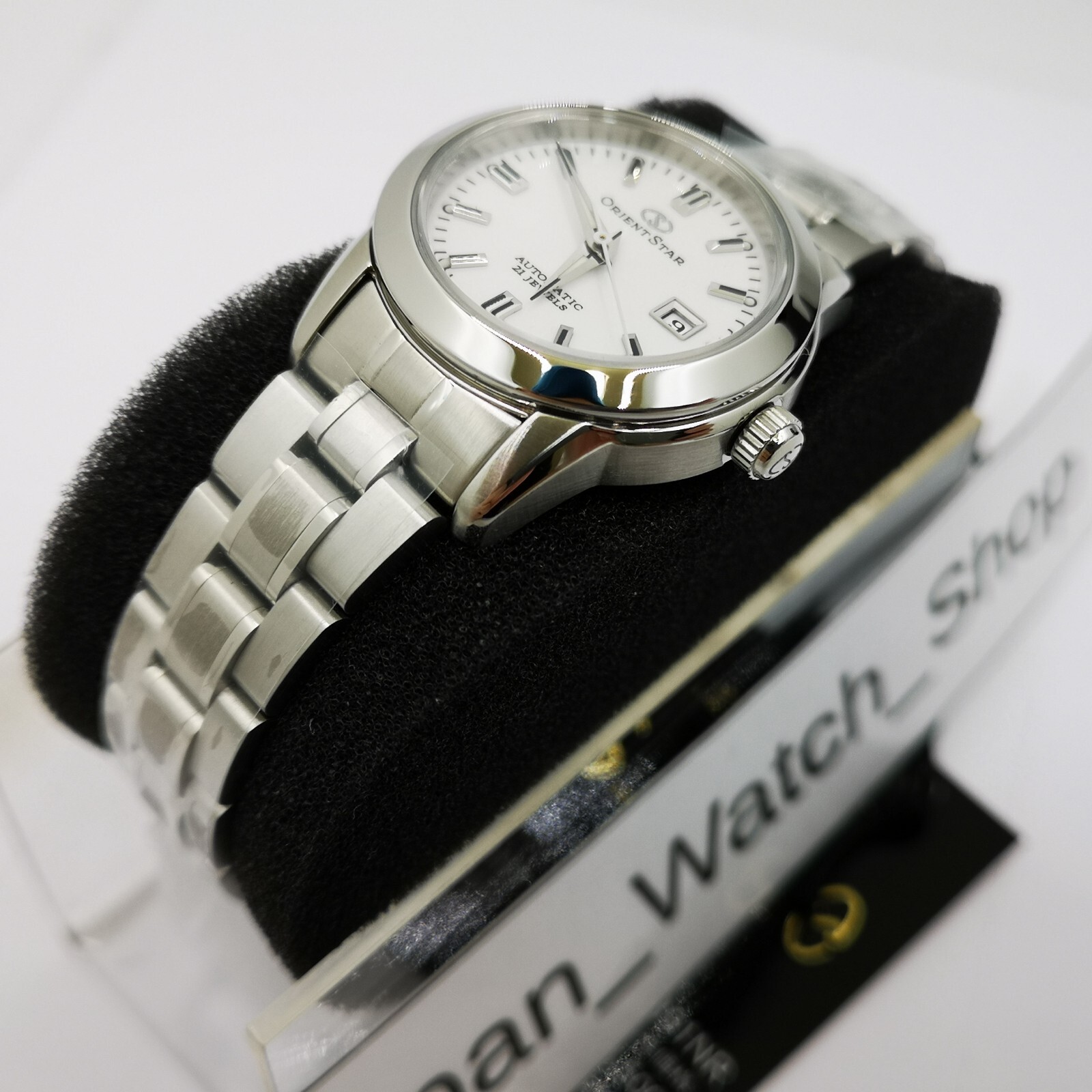 Pre-owned Orient Star Standard Wz0391nr White Silver Automatic Women's Watch In Box