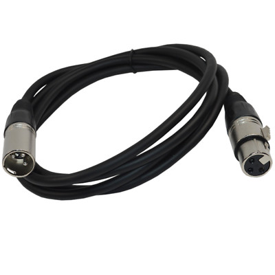 HQRP 6ft 3-pin XLR M to XLR F Cable for Audio-Technica AT875R AT2020 AT2035