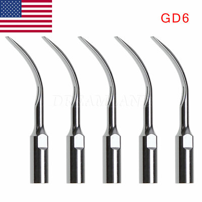 5pcs Dental Ultrasonic Scaler Puntas Endo Perio Scaling Tips Para DTE SATLEC