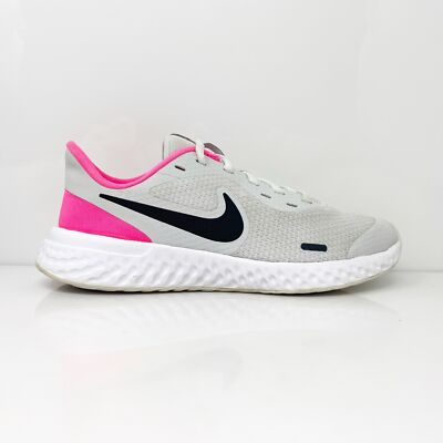 

Кроссовки для бега Nike Girls Revolution 5 BQ5671-010 серые, размер 5 лет, Серый, Revolution 5