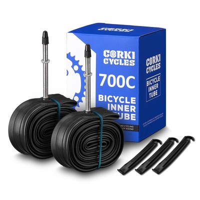 Corki Cycles Road Bike Tubes 700 x 23c 24c 25c 28c 30c 32c 35c 37c 38c 40c 42...