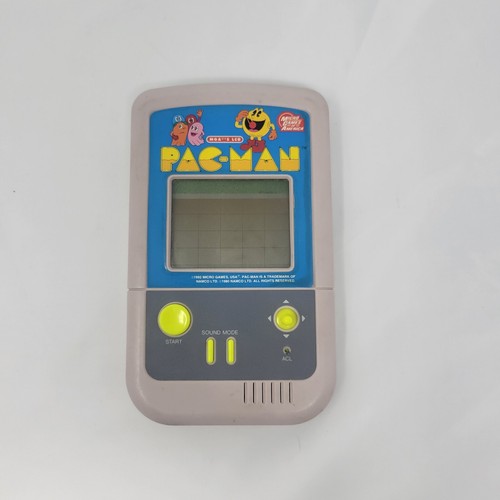 ① micro games of america ms pacman LCD Pac-Man Handheld from 1992 | Micro Games USA - YouTube