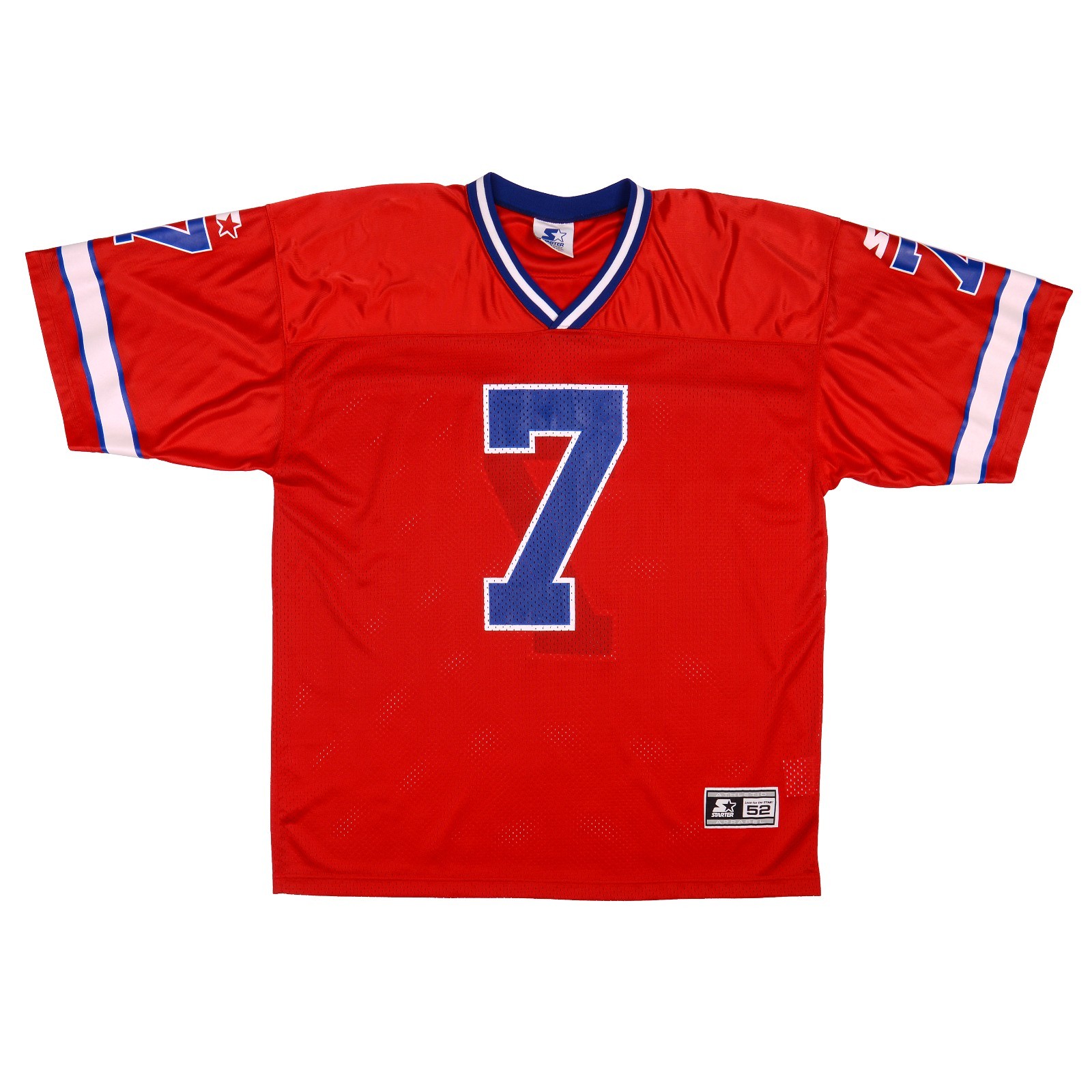 Vintage Doug Flutie Buffalo Bills #7 Red Starter Football
