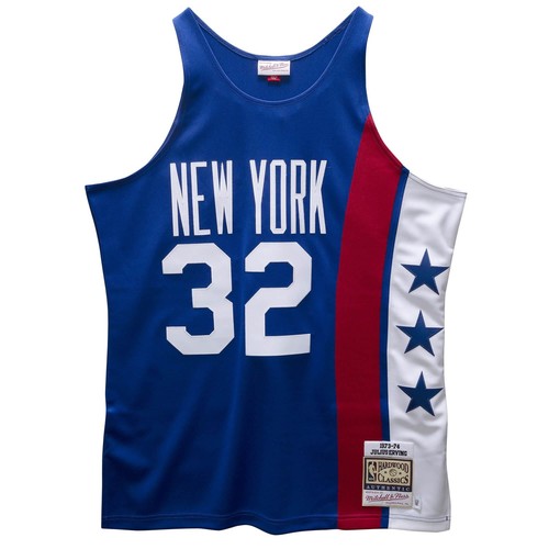

MITCHELL - NESS NBA AUTHENTIC ROAD JERSEY NEW JERSEY NETS 73-74 JULIUS ERVING, Royal