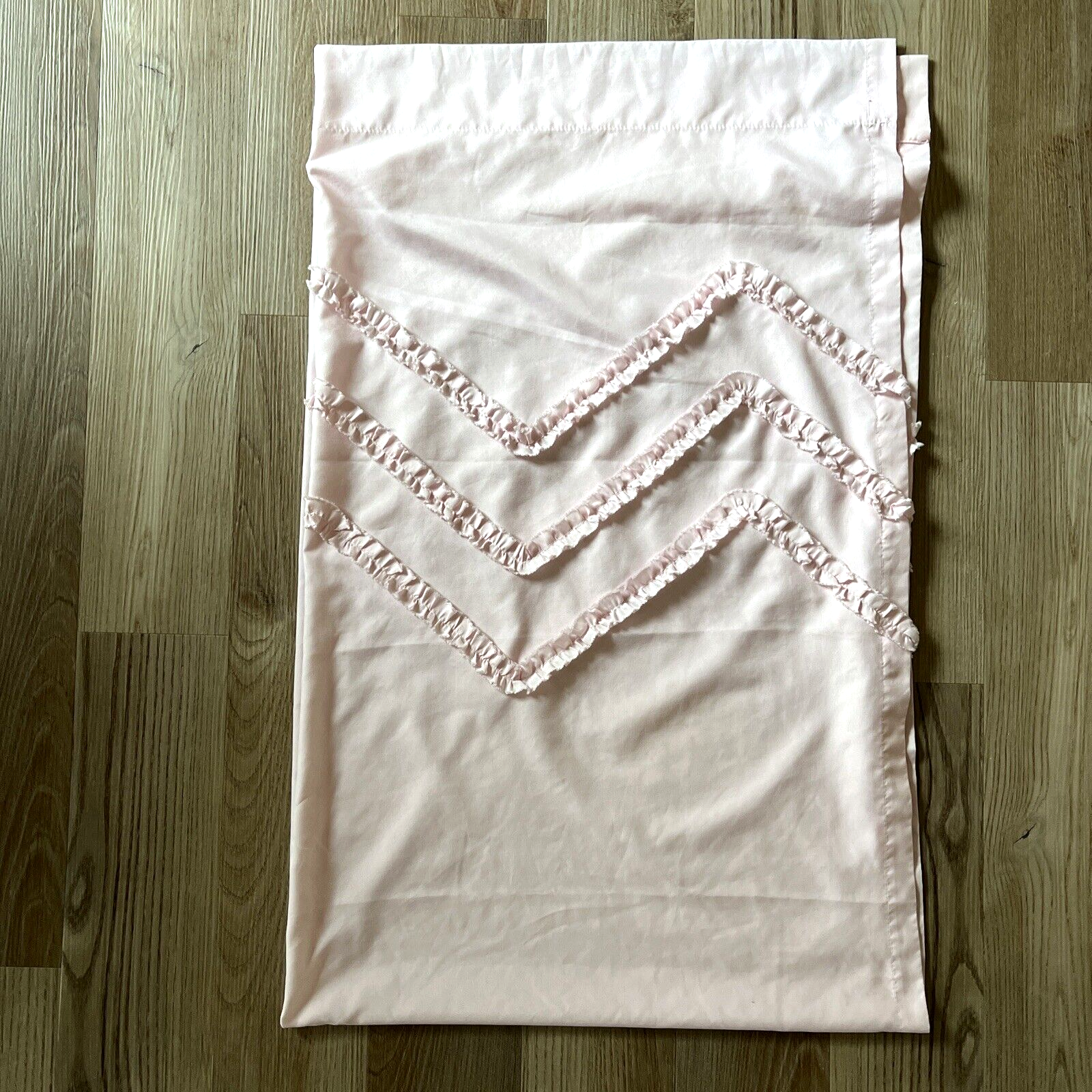 Pink Curtain Girls Ruffle Panel Nursery Bedroom Drape Window
