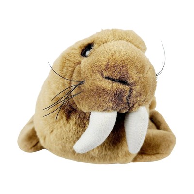 Wild Republic Walrus Plush Brown Tusks Whiskers Stuffed Animal Toy Sea Ocean