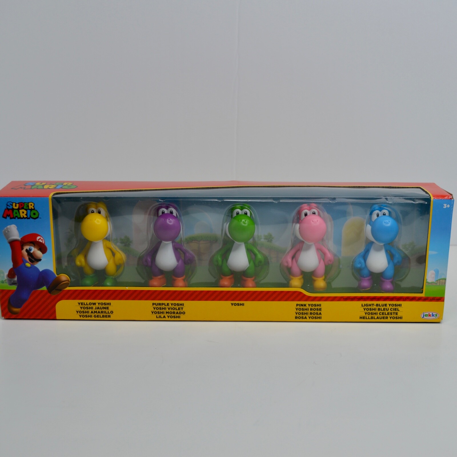 Super Mario Bros. Yoshi Multi-Pack 5 Figures Jakks Pacific Nintendo Sealed Super Mario Bros. Yoshi Multi-Pack 5 Figures Jakks Pacific Nintendo Sealed