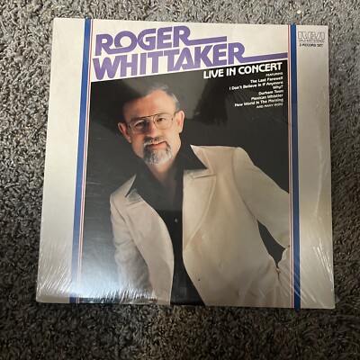ROGER WHITTAKER * SEALED LP * LIVE IN CONCERT* DOUBLE LP * VINYL IS NEW