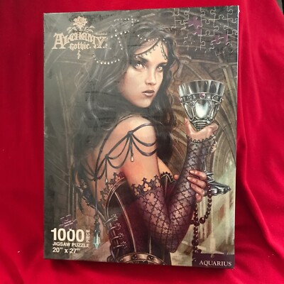 Aquarius Alchemy Gothic 1000 Piece Jigsaw Puzzle The Name of the Rose NEW SEALED