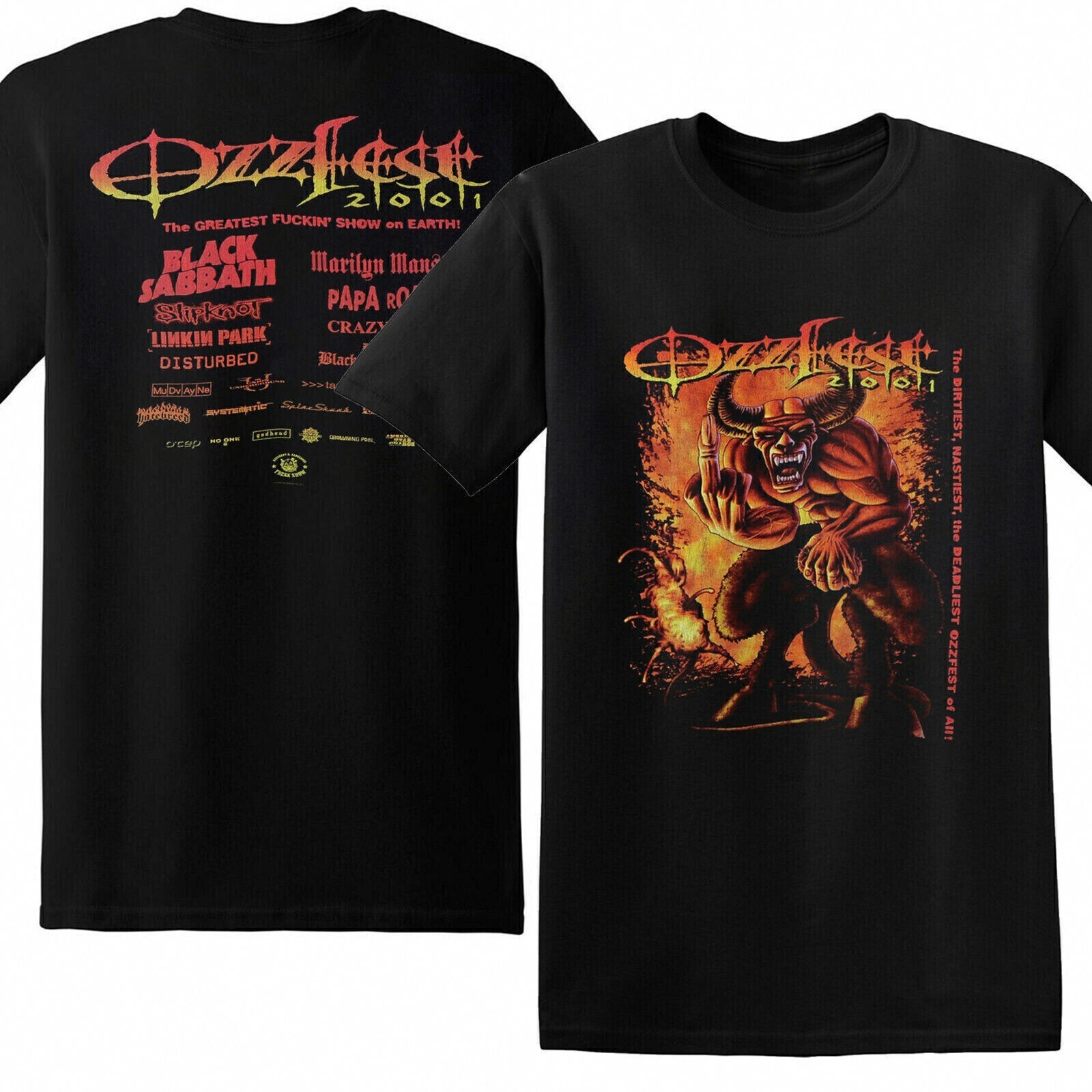 ORβIT 雑誌 セット Men's Boxy Heavyweight Ozzfest Graphic Tee | Men's Sale