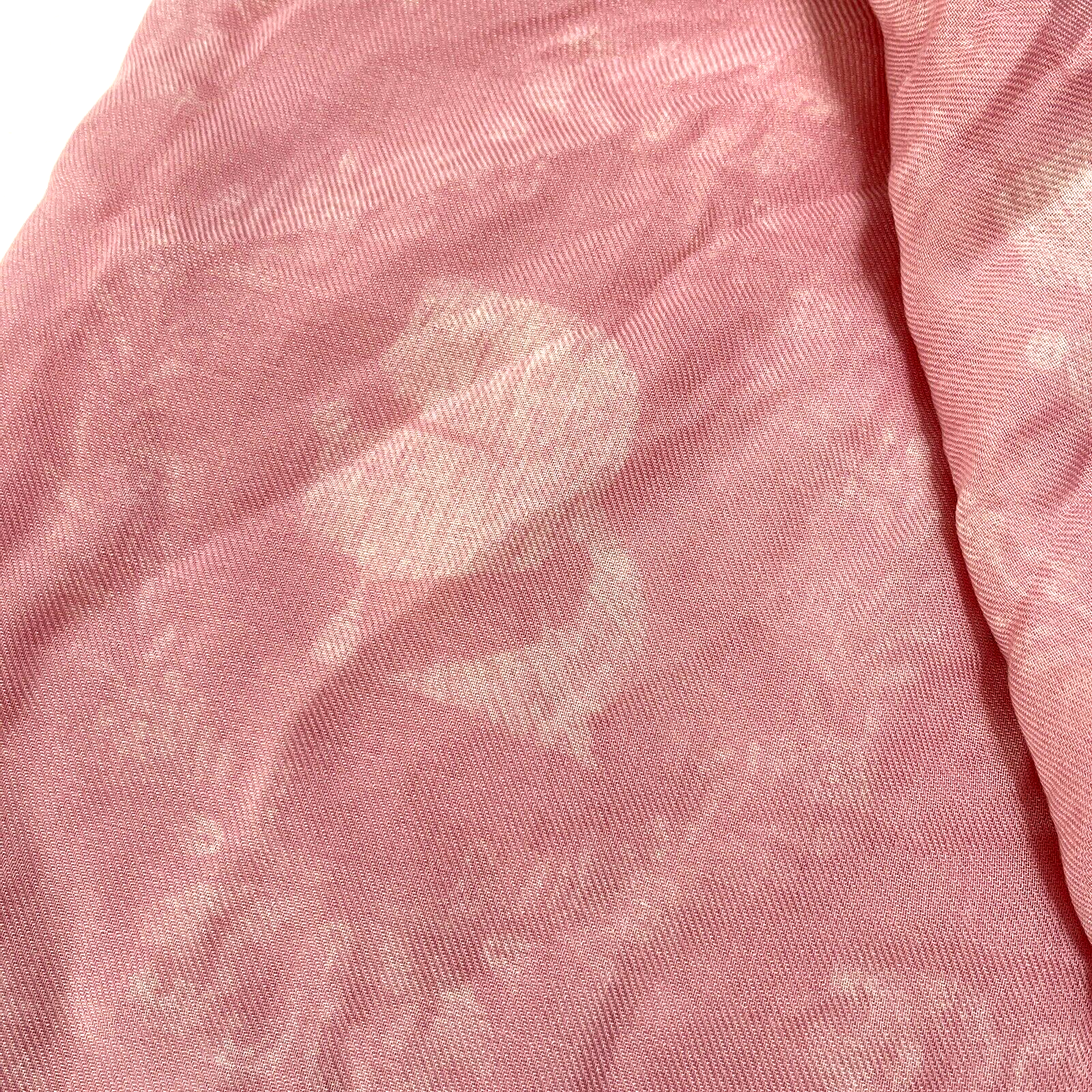 New Karl Lagerfeld Paris Two Toned Pashmina Modal Scarf 58"x 112" Pink White