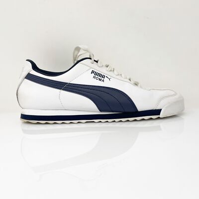 

Puma Mens Roma Basic 353572 12 Белая повседневная обувь Кроссовки Размер 11, Белый, Roma Basic