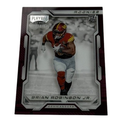 2022 Panini Chronicles Playoff Momentum Brian Robinson Jr Rookie RC PMR-25 NFL