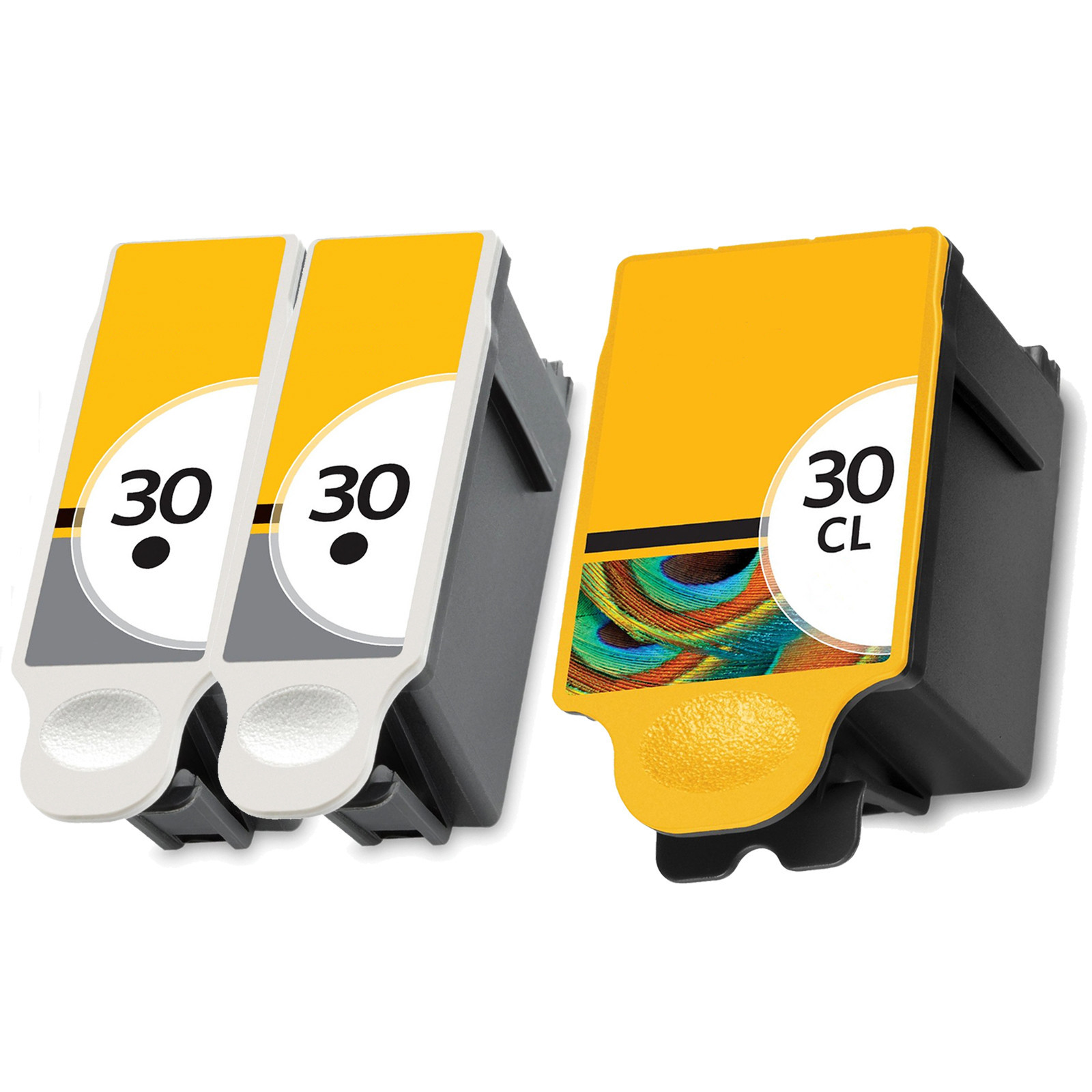 3 pack High Yield Ink Cartridges set for Kodak 30 XL for Hero 5.1 ESP 2170 30xl