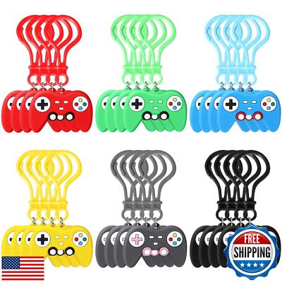 Jadive 48 Pcs Video Game Party Favors Game Controller Keychains Gamer Birthda