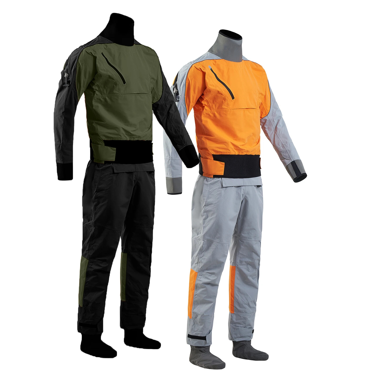 Ing Dry Suit Surfing Three Layer Waterproof Neck Kayak Drysuit