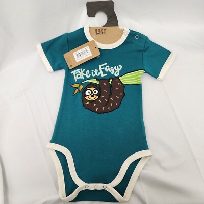 Lazy One Baby Creeper Sloth Take it Easy 18 Months Body Suit
