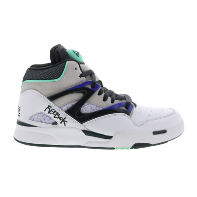 

Мужские белые кожаные спортивные баскетбольные кроссовки Reebok Pump Omni Zone II HR0110, Белый, Reebok Pump Omni Zone II