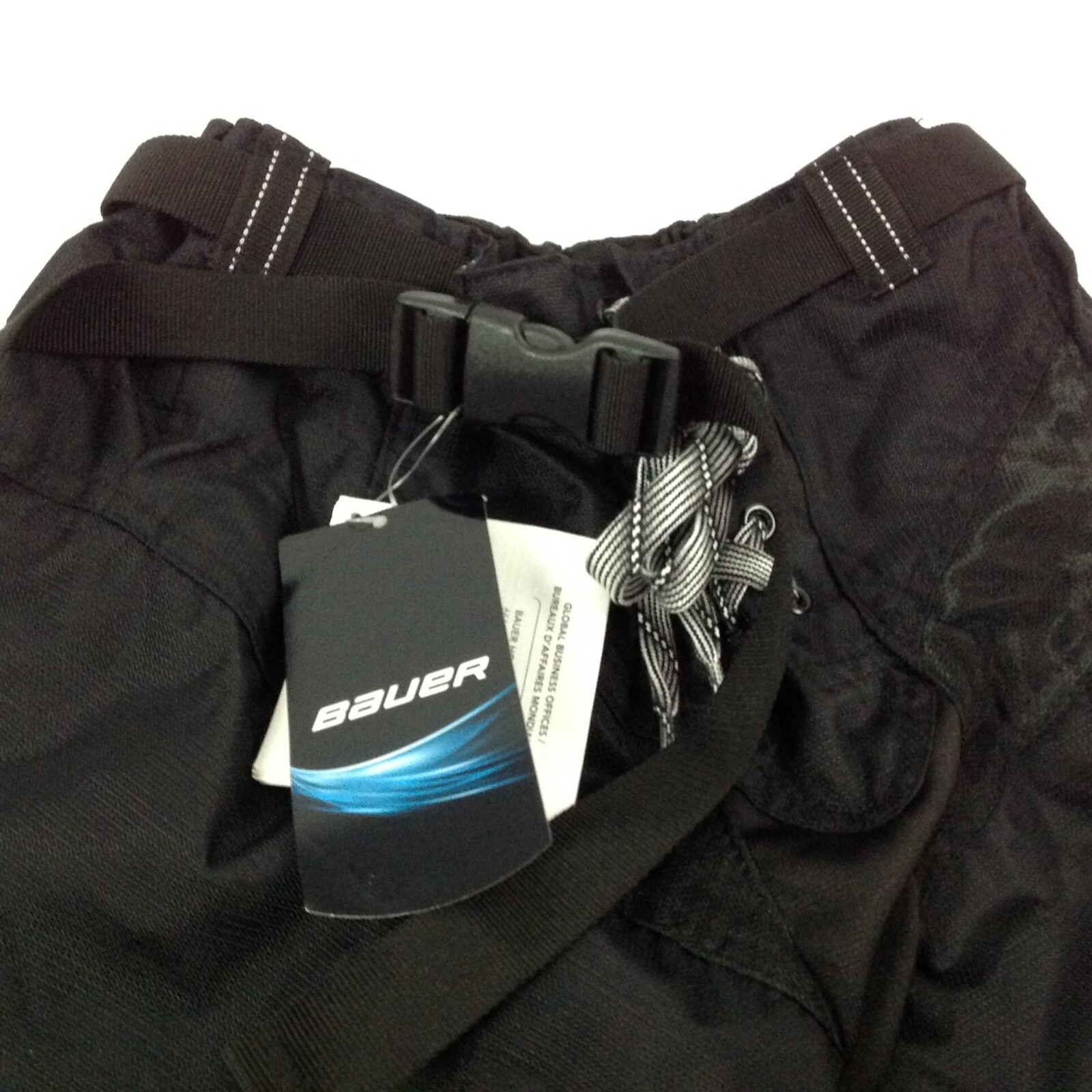 Bauer Hockey Team Pant Cover Shell  Jr. -RT Black Size S Solid 1047792 New E21
