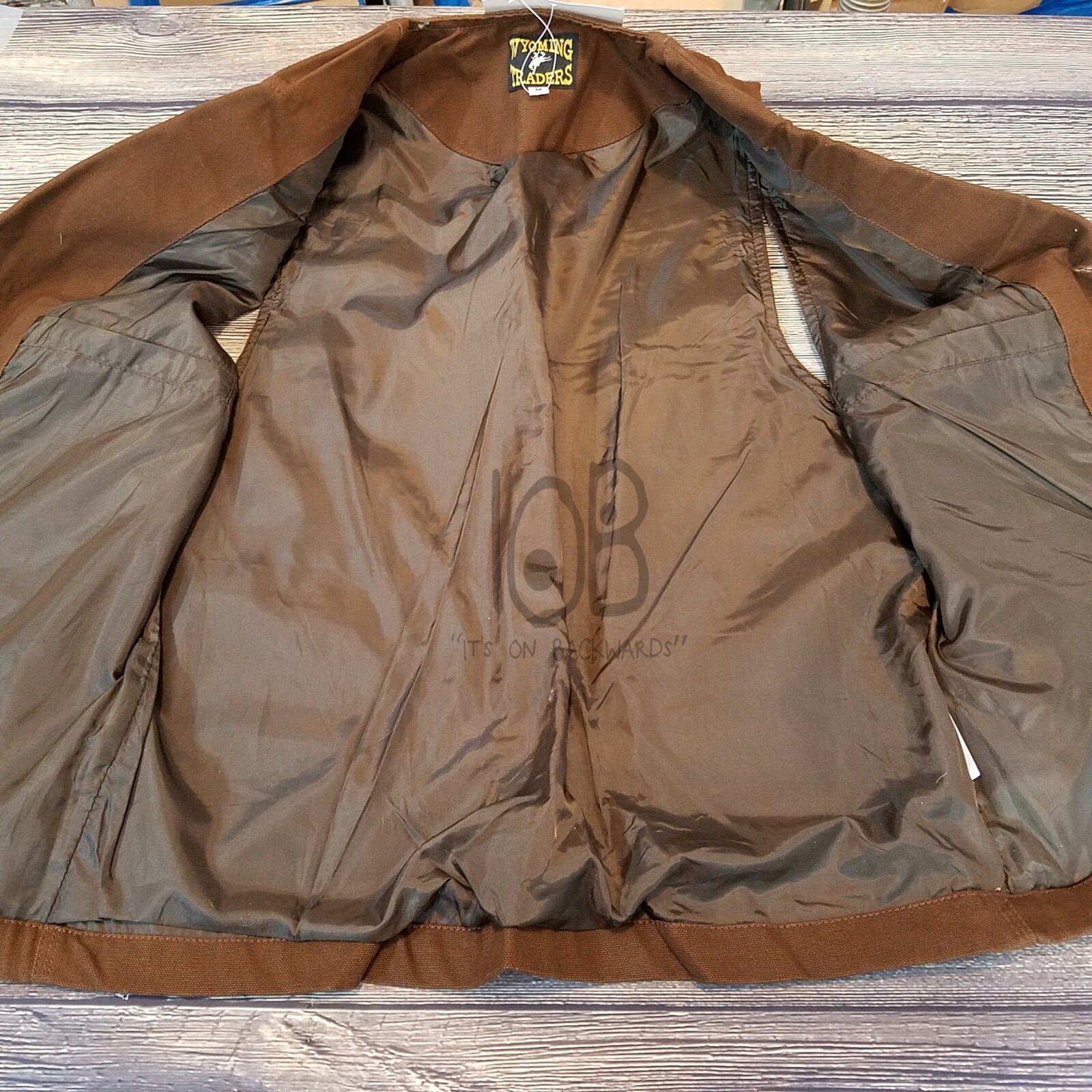 Wyoming Traders Mens Bronco Button Up Canvas Western Ranch Wear Cowboy Vest