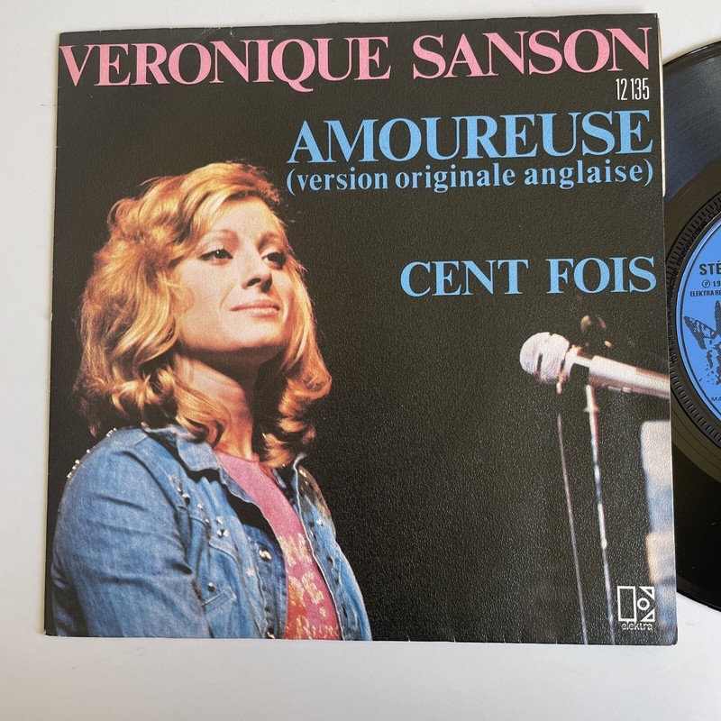 French Sp Veronique Sanson - Amoureuse En Anglais- Elektra 12135 - 1972