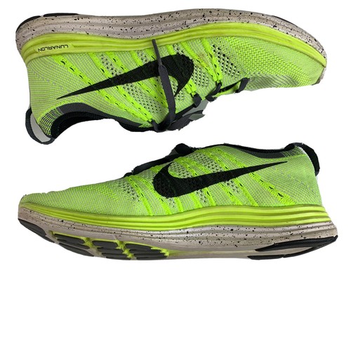 neon green nike flyknit